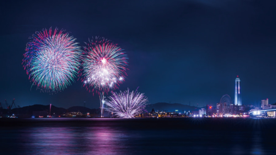 関門海峡花火大会